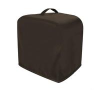 Violiica Cubierta para máquina de hielo para encimera portátil con correa ajustable, tela Oxford impermeable, asas de protección contra el polvo, 33 x 43 x 38 cm (color café)