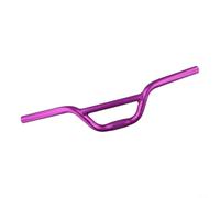 Violiica Elevador de manillar de bicicleta de aleación de 520 mm, diámetro del vástago de 22,2 mm para bicicletas fijas de montaña, ergonómico, cómodo, negro (púrpura)