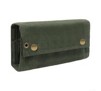 Violiica Estuche de transporte para tarros de especias, compañero ideal para cocinar al aire libre y comidas de fogata, como lo muestra la imagen, Green