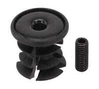 Violiica Extremo de manillar expansible S para bicicletas de carretera, topes ligeros de nailon con ajuste seguro, color negro