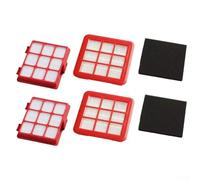 Violiica Filtro HEPA H13 reutilizable para Gorenje VC1903GACBUCY y para aspiradoras ciclónicas Beko, kit de repuesto de filtro de espuma de escape motorizado lavable (2 juegos)