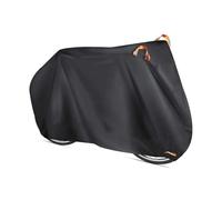 Violiica Funda impermeable para bicicleta, tela Oxford 420D con tiras reflectantes, plegable y resistente al desgaste, se adapta a M/L/XL/XXL (negro)
