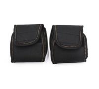 Violiica Fundas para pedales de bicicleta para protección contra daños y arañazos durante el almacenamiento y el tránsito, tela Oxford negra, 345 x 115 mm