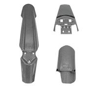 Violiica Guardabarros de fibra de carbono para motocross Sur-Ron Light Bee S X, fácil instalación, plástico PP resistente al calor