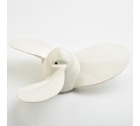 Violiica Hélice de metal para barco al aire libre 7 1/4 x 5 A para 2 motores marinos Hp aleación de aluminio 3 reemplazo para motores fueraborda pequeños