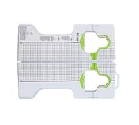 Violiica Herramienta de ajuste de tacos de pedal de bicicleta para Shimano Spd y Look Keo Road para pedales de bicicleta, herramienta de alineación de posición de tacos con ajuste de ángulo y centro