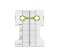 Violiica Herramienta de ajuste de tacos de pedal de bicicleta para Shimano Spd y Look Keo Road para tacos de bicicleta, herramienta profesional de alineación de posición de tacos con ajustes de ángulo