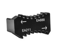 Violiica Herramienta de fijación de polea de engranaje de distribución del árbol de levas 2 en 1 para motores Ea888 y Ea211, acero negro