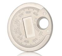 Violiica Herramienta de medición de brecha de chispa para reparación de vehículos, 0,6 2,4 mm, aleación de acero fundido a presión, resistente y flexible