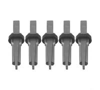 Violiica Juego de cuñas de división de piedra para hormigón, mármol, roca, granito, kit de herramientas de división de acero tratado térmicamente, 5 piezas 16105 mm, 20190 mm (20 x 190 mm)