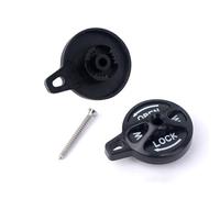 Violiica Kit de montaje de bloqueo manual para horquillas de suspensión Sr Suntour Xcr y Xcm, pieza de repuesto para ABS negro/rojo