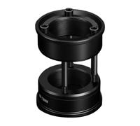 Violiica Kit de pedalier de aleación de aluminio para bicicleta, marcos de 68-73 mm, para CNC excéntrico BB con longitud ajustable, inserto de acero ligero para actualización de bicicleta, color negro