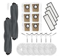 Violiica Kit de repuesto para aspiradora, para L10 Ultra L10s Pro Gen 2 X10+ X20+, con cepillo principal, cepillos laterales, filtros, almohadillas de fregona