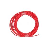 Violiica Manguera de tubo de agua de silicona, 4 x 6 mm ID/OD, 20 metros, tubo rojo flexible para sensor de agua, bomba, enfriador en máquinas de corte y ranurado