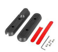 Violiica Mesa plegable al aire libre para camping compacto y senderismo, mesa de picnic ligera de aleación de aluminio con patas antideslizantes, 28 x 12 x 4 cm, 550 g, color negro (para parte