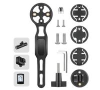 Violiica Pa - Marco de extensión para bicicleta, soporte de ordenador para Garmin Edge Series para Bryton Rider Series y Cateye Sports Camera y accesorios de montaje de luz para ciclismo