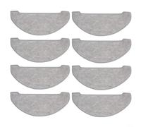 Violiica Paño de repuesto para mopa Vexilar W9 Robot aspiradora, lavable, paño de microfibra para fregona, piezas de repuesto para aspiradora mopa almohadillas (8 unidades)