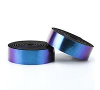 Violiica Par de cintas reflectantes para manillar de bicicleta con espuma EVA que absorbe los golpes, envoltura de piel sintética de 3,3 mm para mayor comodidad y seguridad, 30 x 2150 mm