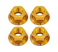 Violiica Para M 10 X P 1.0 para brida de cubo de bicicleta, 4 unidades, aleación de aluminio 7075 para instalación de cubo de rueda de bicicleta