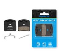 Violiica Pastillas de freno de disco de cerámica N03A para bicicleta Shimano BR-M640 M820 M8120 M9120, aluminio+material cerámico, alta resistencia al desgaste, resistentes al agua, 39,5 x 38 mm