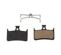 Violiica Pastillas de freno de disco para Hope E4 Tech, pastillas de freno semimetálicas de resina con resorte, 1 par de color negro para frenos de disco