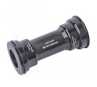 Violiica Pedalier de bicicleta de carretera y montaña, estándar BB92, 24 mm x 41 mm, aleación de aluminio negro, para bielas Shimano y SRAM