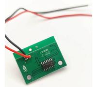 Violiica Placa de visualización eléctrica para bicicleta Hailong, indicador de voltaje de 36 V con PC verde + panel ABS para reemplazo y reparación de batería eléctrica