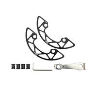 Violiica Protector de cadena de aleación de aluminio para bicicleta BCD Mountain de 104 mm para bicicletas, cubierta protectora de piñón 30-40T, para 30-32T/34-36T/38-40T