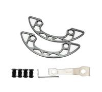 Violiica Protector de plato de bicicleta para 104 Bcd Mountain para bicicletas, cubierta protectora de cadena de aleación de aluminio para piñones 3040T, color negro