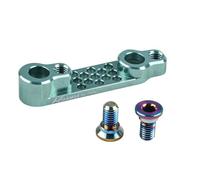 Violiica Road For Bike - Adaptador de freno de disco de montaje plano trasero para Sram y Campagnolo 7075, aleación de aluminio, convierte rotor de 140 mm a 160 mm, incluye soporte y tornillos