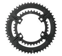 Violiica Road For Bike Chainring For Shimano 105 R7000 R8000 R9100 5034T 110Bcd - Rueda de cadena doble asimétrica de aluminio 7075 compatible con velocidades 10/11/12