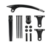 Violiica Road For Bike - Guardabarros rápido desmontable y ajustable, para rueda delantera y trasera, compatible con ruedas delanteras y traseras, color negro