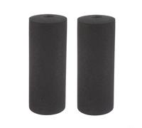 Violiica Rodillos de espuma de alta densidad para extensión de piernas y peso, insertos de acolchado de tubo negro para máquinas de gimnasio (22-30 mm de diámetro) (4 unidades)