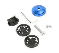 Violiica Soporte de aluminio para vástago de bicicleta Garmin Edge 25/520/820/1000, para Bryton Rider 35/40, Cateye CC-PD100W - para ordenadores de ciclismo, color negro