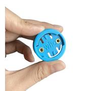 Violiica Soporte de montaje GPS para computadora de bicicleta Garmin para Bryton Wahoo - Plástico para base de ordenador de bicicleta con accesorio de asiento hembra, negro/azul