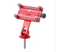 Violiica Soporte giratorio de 360 grados para teléfono de bicicleta, a prueba de golpes, ajustable, seguro para teléfonos inteligentes, 5888 mm, para manubrio redondo y cuadrado para navegación de