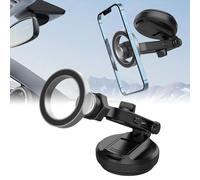 Violiica Soporte para teléfono de coche con ventosa al vacío y rotación de 360° para iPhone 15, 14, 13, 12 Pro Max, para Samsung Galaxy S23 S22, soporte para parabrisas