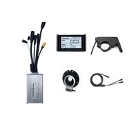 Violiica SW900 - Kit de controlador de bicicleta eléctrica con pantalla y acelerador, controlador de onda sinusoidal impermeable de 17A/26A/30A para sistemas de 24V/36V/48V, para motores de 250W a