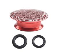 Violiica Tapa a prueba de polvo para manivela de bicicleta, de aleación de aluminio de alta resistencia, sellada, impermeable, para anillo para pedalier de 18/20/2123 mm, para marcas comunes de bielas