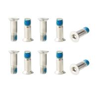 Violiica Tornillo de polea de desviador trasero de bicicleta M5 de acero inoxidable para Shimano, paquete de 10, 15,8 mm de longitud para sistemas Shimano