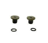 Violiica Tornillo de purga de titanio para Shimano R7000/R8000 Series Road para palanca de cambios de bicicleta, 7G, perno ligero de puerto de aceite con arandela de sellado