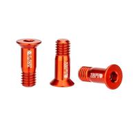Violiica Tornillo de rueda de guía trasero M5 para Shimano y Sram de aleación de aluminio, perno de tensión para rueda de tensión negro/rojo/naranja/morado, paquete de 2