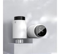 Violiica Válvula termostática inteligente WiFi para radiador con pantalla LED con control remoto de temperatura, para aplicación Tuya para calefacción doméstica de eficiencia energética