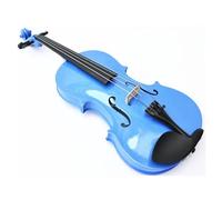 Violín 1 Uds violín de Color azul 1/4 violín artesanal Violino instrumentos musicales