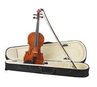 Violín 4/4 3/4 1/2 1/4 1/8 Panel De Abeto De Violín Violín Principiante De Arce Con Juego De Accesorios Instrumento De Cuerda De Pulido Manual(3/4)