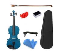 Violín 4/4 3/4 1/2 1/4 1/8 Para Estudiantes Principiantes Con Estuche Arco Soporte Para Hombros Cuerdas Silenciadas (Color : 1/4)