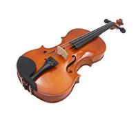 Violín 4/4 3/4 1/2 1/8 Violín acústico duradero Color Natural y negro para principiantes de violín con estuche y arco (Color : 3/4)