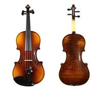 Violín 4/4 Buen Violín Flameado Súper Adecuado Para Jugadores Avanzados Estuche Y Arco Sin Violín 4/4