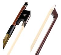 Violín 4/4 de Madera de Abeto, Instrumentos Musicales, Palo de Madera de Ébano con Perla y Perla Deslizante para Caballo