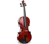 Violín 4/4 de tamaño completo, violín de madera maciza para adultos, estudiantes, estuche rígido, arco, colofonia incluida, violín para principiantes, avanzados,1/8